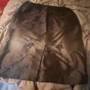 Ralph Lauren Black Floral Skirt